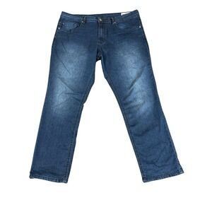 Buffalo David‎ Bitton Jeans Mens 38x30 Axel Slim Stretch Blue Denim Straight Leg